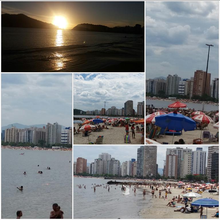 Pousada Canto Do Mar São Vicente Esterno foto